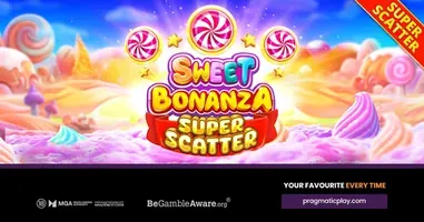 Sweet Bonanza Super Scatter Logo